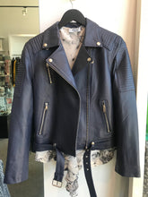 Load image into Gallery viewer, Texas leather biker jacket