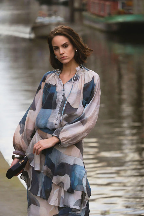 Adorne blue blouse