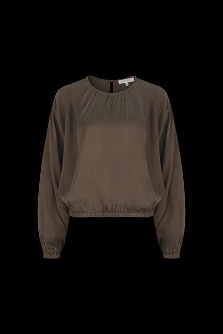 Caravan lightness of being gathered blouse