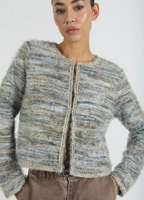 Coster fluffy mix jacket