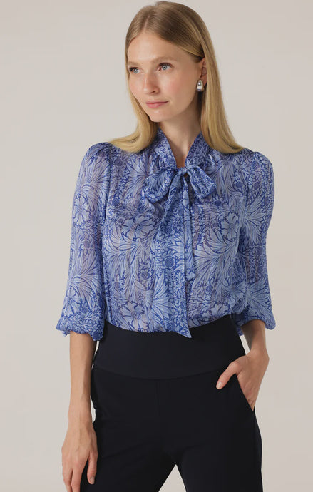 Sacha Mountain bluebird blouse