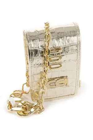 elisa gold  bag