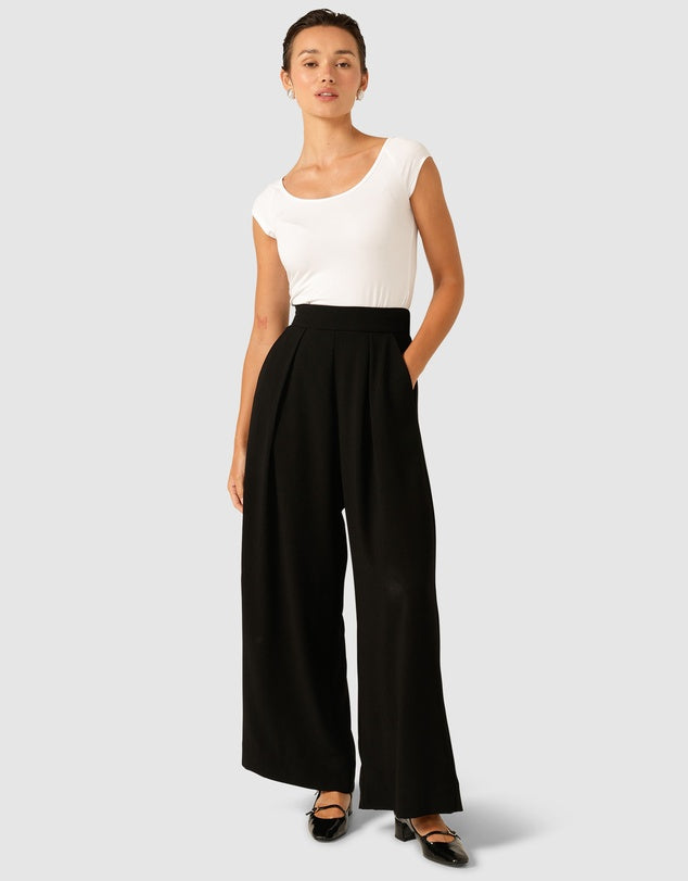 sacha pleated trousers